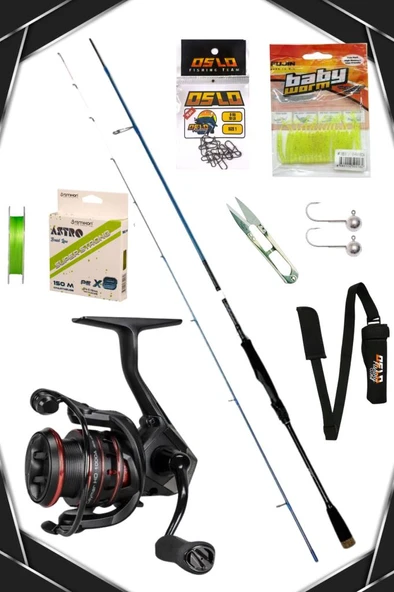 Oslo Rock Game 213cm 0,5-7gr Ceymar 1000 8 Örgü LRF Olta Seti ürün görseli