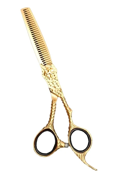 Kioski Profesyonel Premium Lüks Ara (Efile) Makas 440-C 6 Numara KA-635 - Resim 2