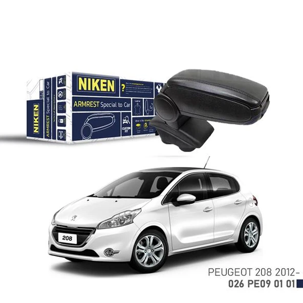 ARACA ÖZEL KOL DAYAMA SİYAH PEUGEOT 208 2012 ürün görseli