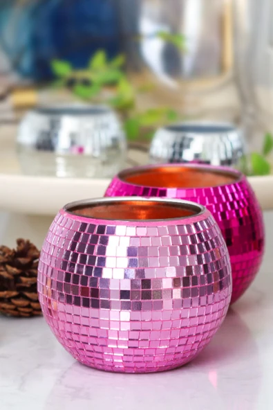 NACTUMU Kendinden Yapışkanlı Bronz Mozaik Duvar Çıkartmaları, Cam Ayna Akrilik Karolar 30.30 CM ürün görseli