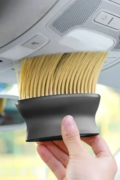 NACTUMU Yumuşak Kıllı Araç İçi Detaylı Toz Temizleme Fırçası - 2