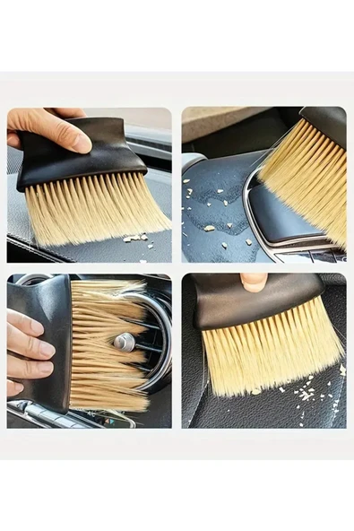 NACTUMU Yumuşak Kıllı Araç İçi Detaylı Toz Temizleme Fırçası - 8