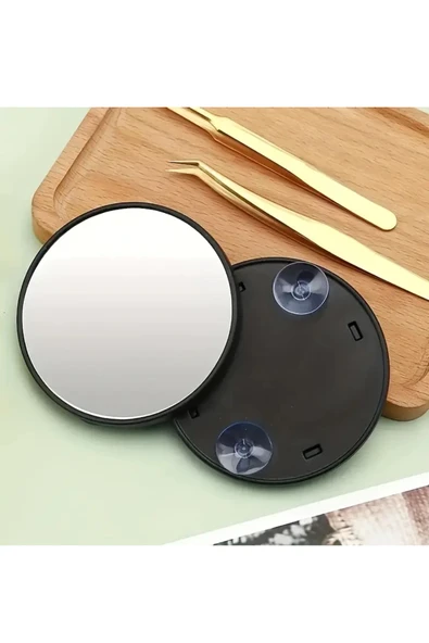 NACTUMU 10X Büyüteçli Emme Kupalı Makyaj ve Cilt Bakım Aynası  Siyah Nokta Çıkartıcı ile Profesyonel Yüz Temizleme Seti, Taşınabilir ve Sabit Tabanlı - Resim 3