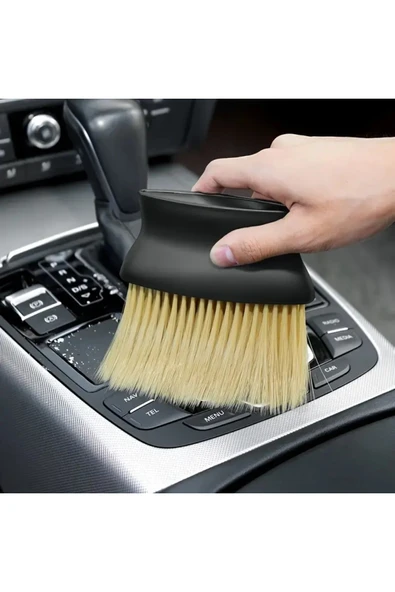 NACTUMU Yumuşak Kıllı Araç İçi Detaylı Toz Temizleme Fırçası - 7