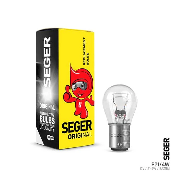 AMPUL P21/4W 125 21/4W 1016 BAZ15D STANDART YENİLEME (10 ADET) ürün görseli