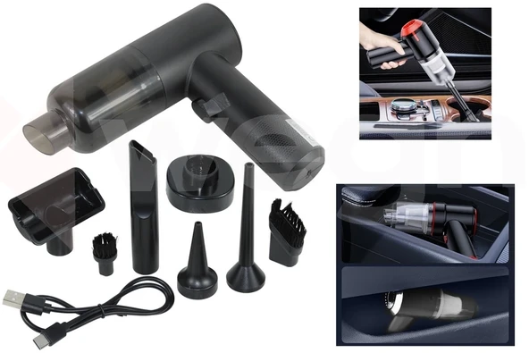 ARAÇ İÇİ KABLOSUZ SÜPÜRGE AKSESUAR - Resim 4