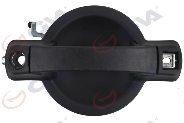 DIŞ KAPI KOLU ÖN SAĞ ANAHTAR DELİKLİ SİYAH DESENLİ DOBLO 2000-2009 735309959 ürün görseli