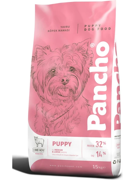Pure Life Pancho Kuzu Etli Puppy Köpek Maması 15KG ürün görseli 1