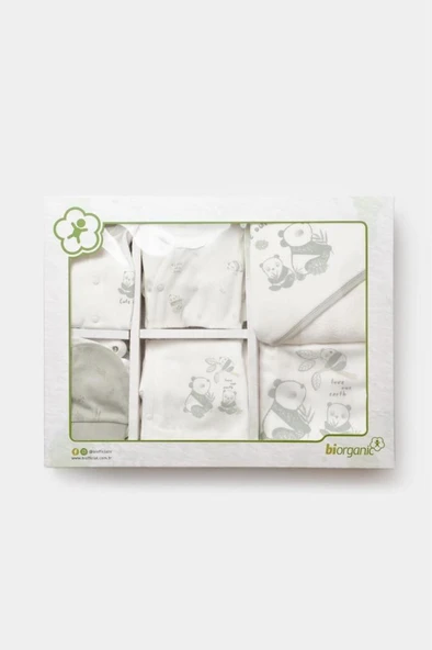 Biorganic %100 Pamuk 20 Li Hastane Çıkış Seti Yeşil BİOR.YSL.84029 - 3