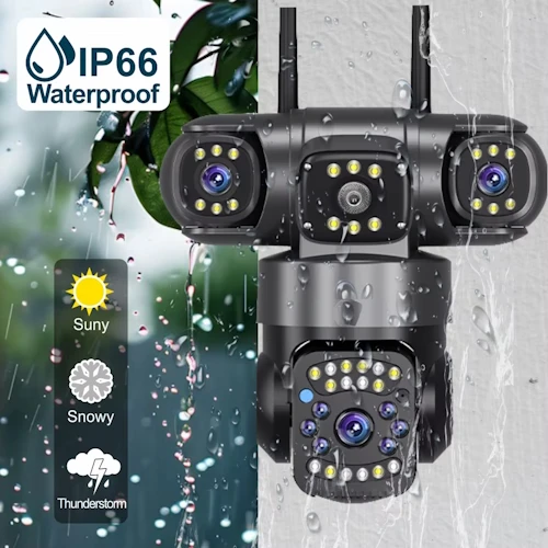 O-KAM 6030 256GB 3 Kamera 3 Görüntü 15MP (5MP+5MP+5MP)  Gece Görüş Wifi Sesli Konuşma Türkçe - 7