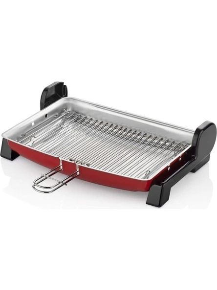TANER TNRIZ1705 Kebapçı Elektrikli Izgara Mangal Barbekü Çift Telli Büyük Boy - 3