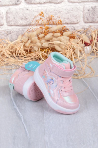 Vicco 946.B25K.419 Klint Pudra Işıklı Kız Çocuk Bot - Resim 5