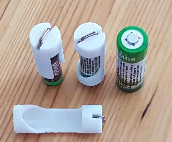 Aaa Aa A Pille Klip Freecad İle Adaptör Plastik Aparat - 1