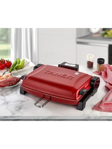 TANER TNRIZ1705 Kebapçı Elektrikli Izgara Mangal Barbekü Çift Telli Büyük Boy - 2