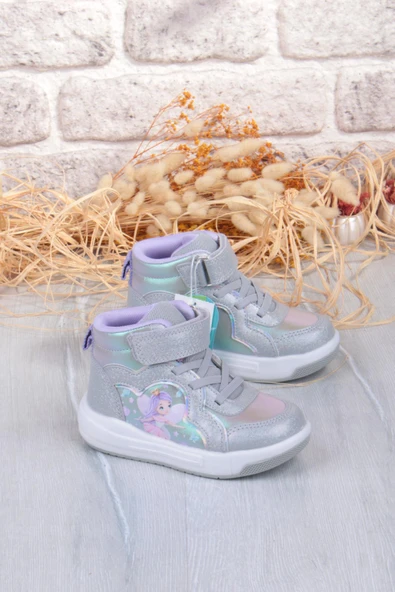 Vicco 946.P25K.419 Klint Gümüş Işıklı Kız Çocuk Bot ürün görseli