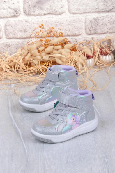 Vicco 946.B25K.419 Klint Gümüş Işıklı Kız Çocuk Bot - Resim 3