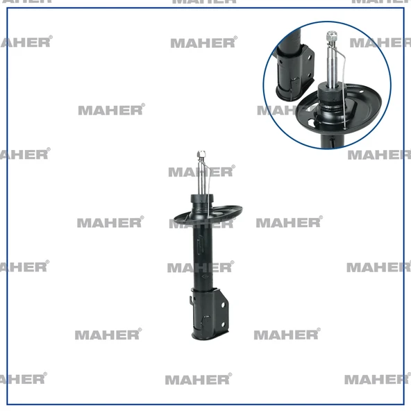 AMORTİSÖR C4 (C41) / C410 (C43 ) / 2008 2020 EURO 6 GAZLI ÖN SAĞ 9842993480 - Resim 2