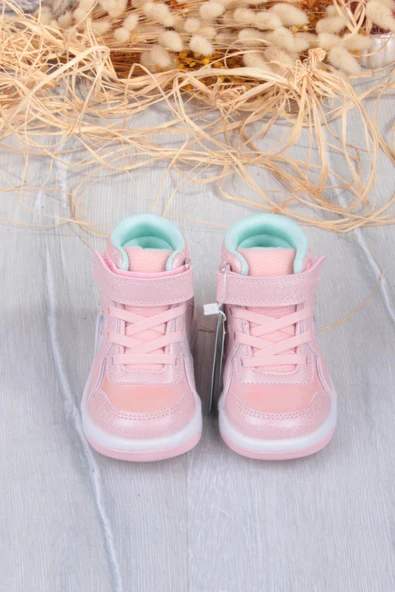 Vicco 946.B25K.419 Klint Pudra Işıklı Kız Çocuk Bot - Resim 6