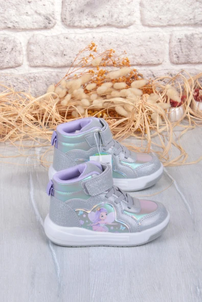 Vicco 946.B25K.419 Klint Gümüş Işıklı Kız Çocuk Bot - Resim 2