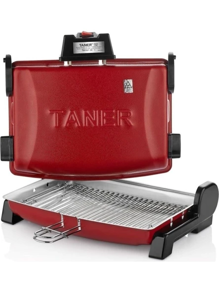 TANER TNRIZ1705 Kebapçı Elektrikli Izgara Mangal Barbekü Çift Telli Büyük Boy - 4