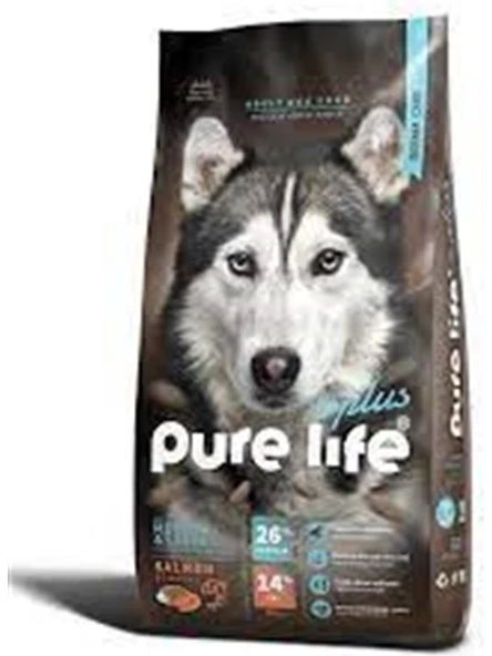 Pure Life Plus Somonlu Orta ve Büyük Irk Yetişkin Köpek Maması 15 kg ürün görseli 1