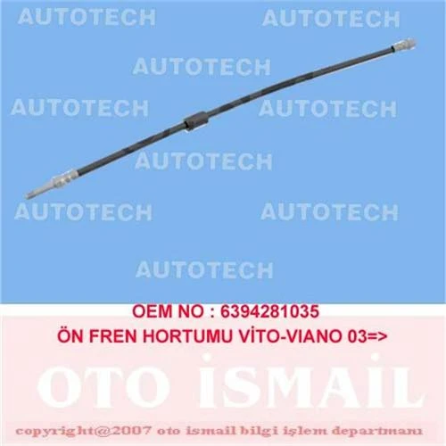 FREN HORTUMU ON MERCEDES VITO W639 2003 A6394281035 (5 ADET) ürün görseli 1