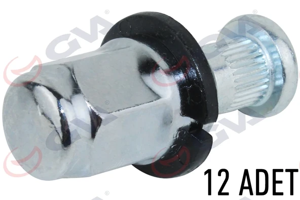 BİJON SAPLAMA SOMUN TAKIMI HONDA CİVİC 12.5 FREZE PAKET 12 90304SA0 (12 ADET) ürün görseli