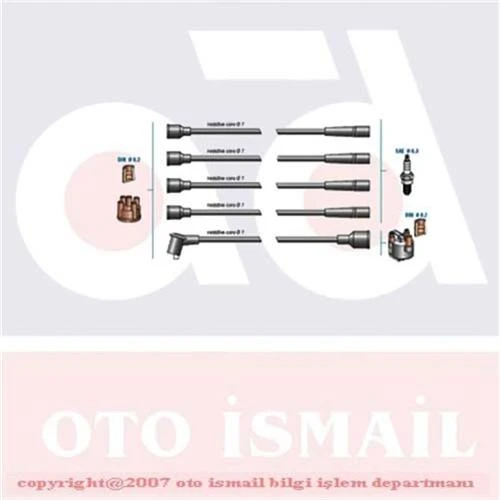 BUJİ KABLO TK DOĞAN KARTAL ŞAHIN-M131 DÜZ MOTOR 4458077 85007441 ürün görseli 1