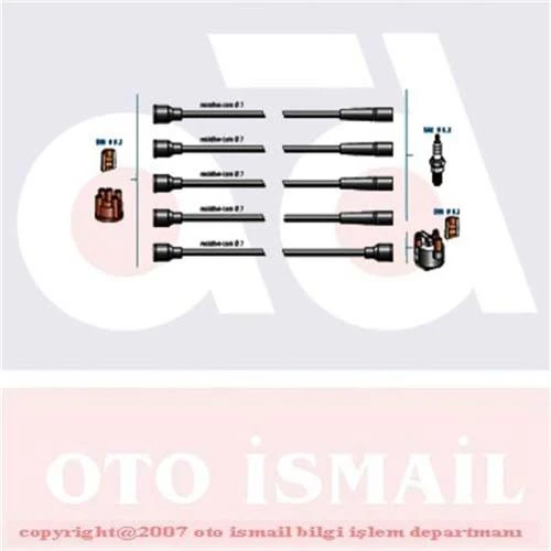 BUJİ KABLO TK R19 1989-1994 -CLIO 1.2 1990-1996 -TWNG 1.2 C3G 1993-1997 7702252450 ürün görseli 1