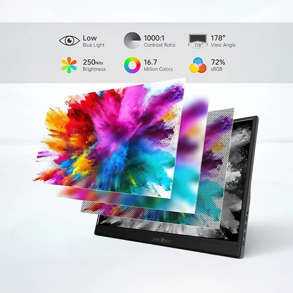 James Donkey  JDP15 15.6” 60Hz FHD IPS Taşınabilir Monitör (Ölü Piksel Garantili) - 5