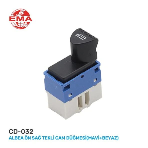 CAM AÇMA ANAHTARI FIAT ALBEA SAĞ TEKLİ - YOLCU 98809719 ürün görseli 1