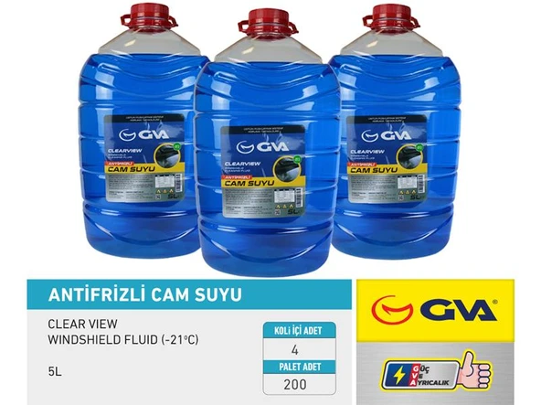 CAM SUYU 5 LT -21 DERECE (4 ADET) ürün görseli 1