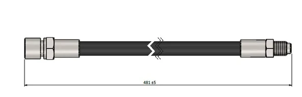 FREN HORTUMU ARKA MERCEDES G-CLASS W460 W461 W463 A4604285135 (2 ADET) ürün görseli 1