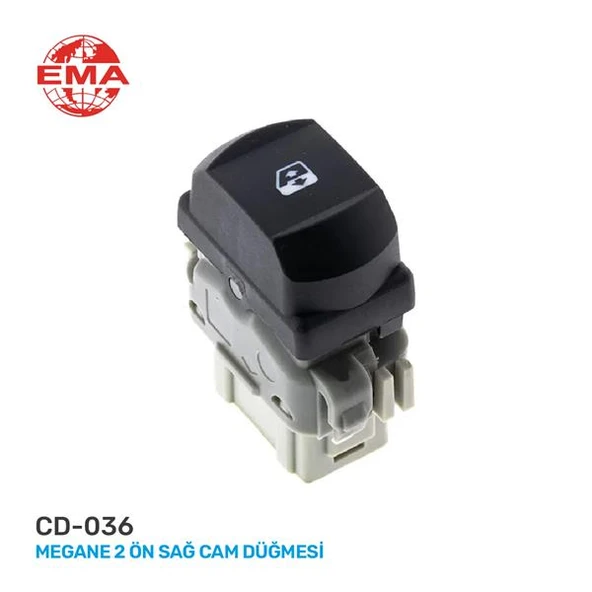 CAM AÇMA ANAHTARI MEGANE 2 ÖN SAĞ TEKLİ - YOLCU 8200442266 ürün görseli 1