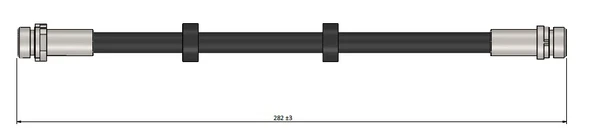 FREN HORTUMU ARKA FORD FIESTA 4 2008 1554797 1718850 1788439 85512282AA (2 ADET) ürün görseli 1