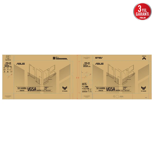 ASUS TUF GAMING VG27AQ5A 27" 210HZ 0.3MS MONITOR - Resim 6