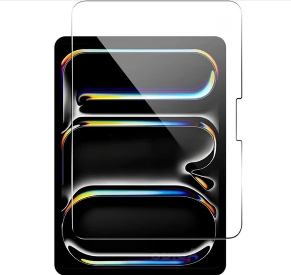 Apple iPad Pro 11 2024 Tablet Uyumlu Temperli Cam Ekran Koruyucu ürün görseli 1