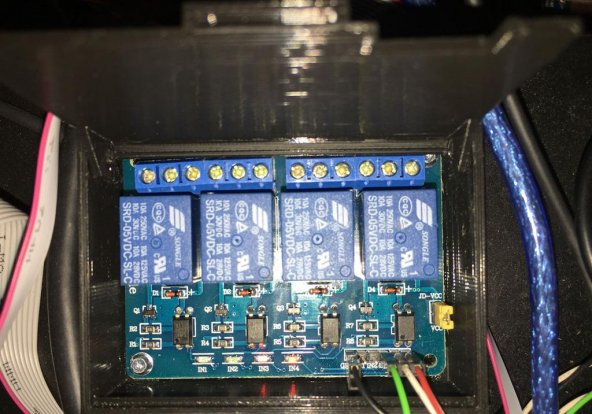Raspberry Pi / Arduino Röle Modülü Kutusu Plastik Aparat - 4