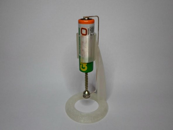 Einfacher Monopolarer Motor (Lorentz Kraft) / Basit Homopolar Motor (Lorentz Force) Plastik Aparat