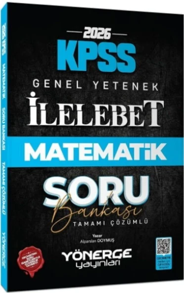 2026 KPSS Matematik İlelebet Soru Bankası Yönerge Yayınları ürün görseli 1