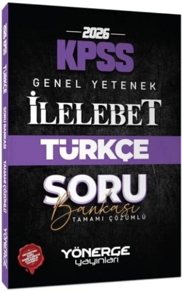 2026 KPSS Türkçe İlelebet Soru Bankası Yönerge Yayınları ürün görseli 1