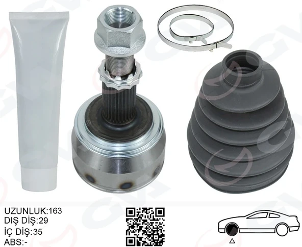 AKS KAFASI DIŞ NISSAN XTRAIL 1.3L HR13DDT T32 4X2 19- OTOMATİK VİTES 391004BA8A 392114BA0B ürün görseli