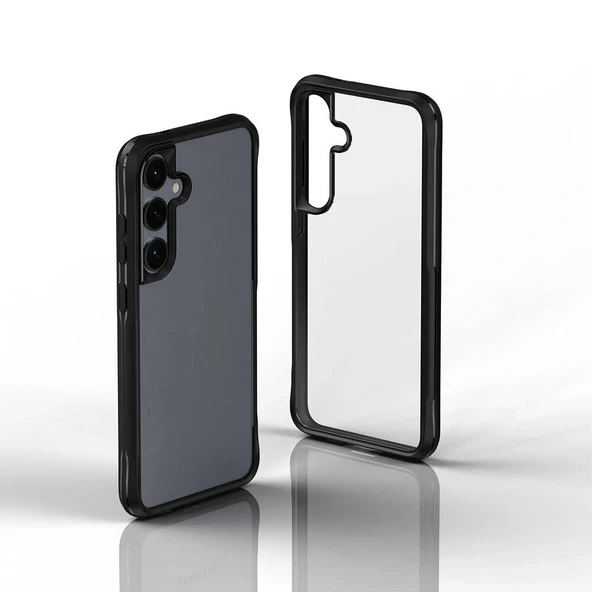 Samsung S24 Plus Kılıf Şeffaf Sert PC Arka Yüzey Tasarımlı Edo Kapak ürün görseli