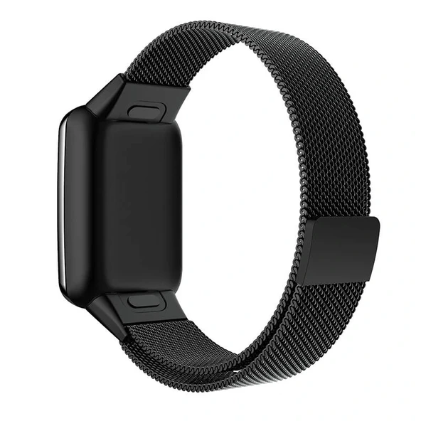 Xiaomi Mi Band 7 Pro Uyumlu-01 Metal Kordon - Resim 8