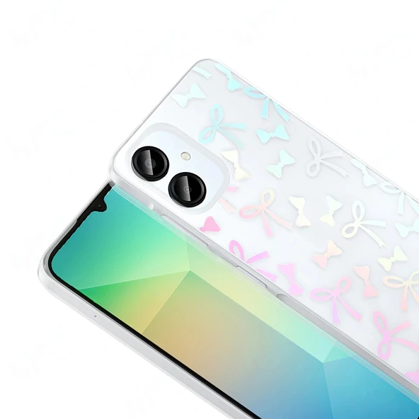 Samsung A06 Kılıf Şeffaf Figürlü Folk Sert Kapak - Resim 9