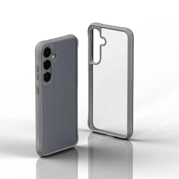 Samsung S24 Plus Kılıf Şeffaf Sert PC Arka Yüzey Tasarımlı Edo Kapak - Resim 2