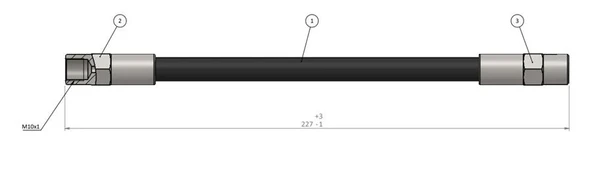 ARKA FREN HORTUMU S70 1- 570 1 2.0 2.3 2.5 TD 1995-2004 35165687 3516568 (2 ADET) ürün görseli 1