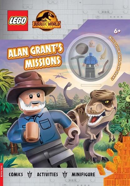 LEGO (R) Jurassic World (TM): Alan Grant's Missions: Activity Book with Alan Grant minifigure ürün görseli 1