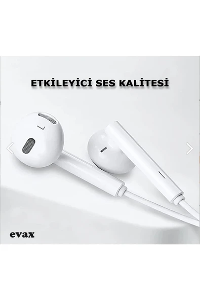 İphone 17 Pro Max / 17 Pro / 17 Air / 17 Uyumlu Type-C Stereo Mikrofonlu Kulaklık - 4