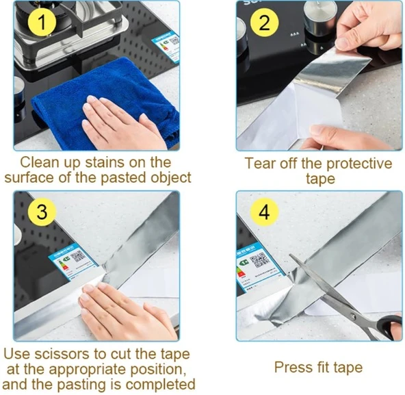 Alüminyum Su Sızdırmaz Yanmaz Bant ürün görseli 1